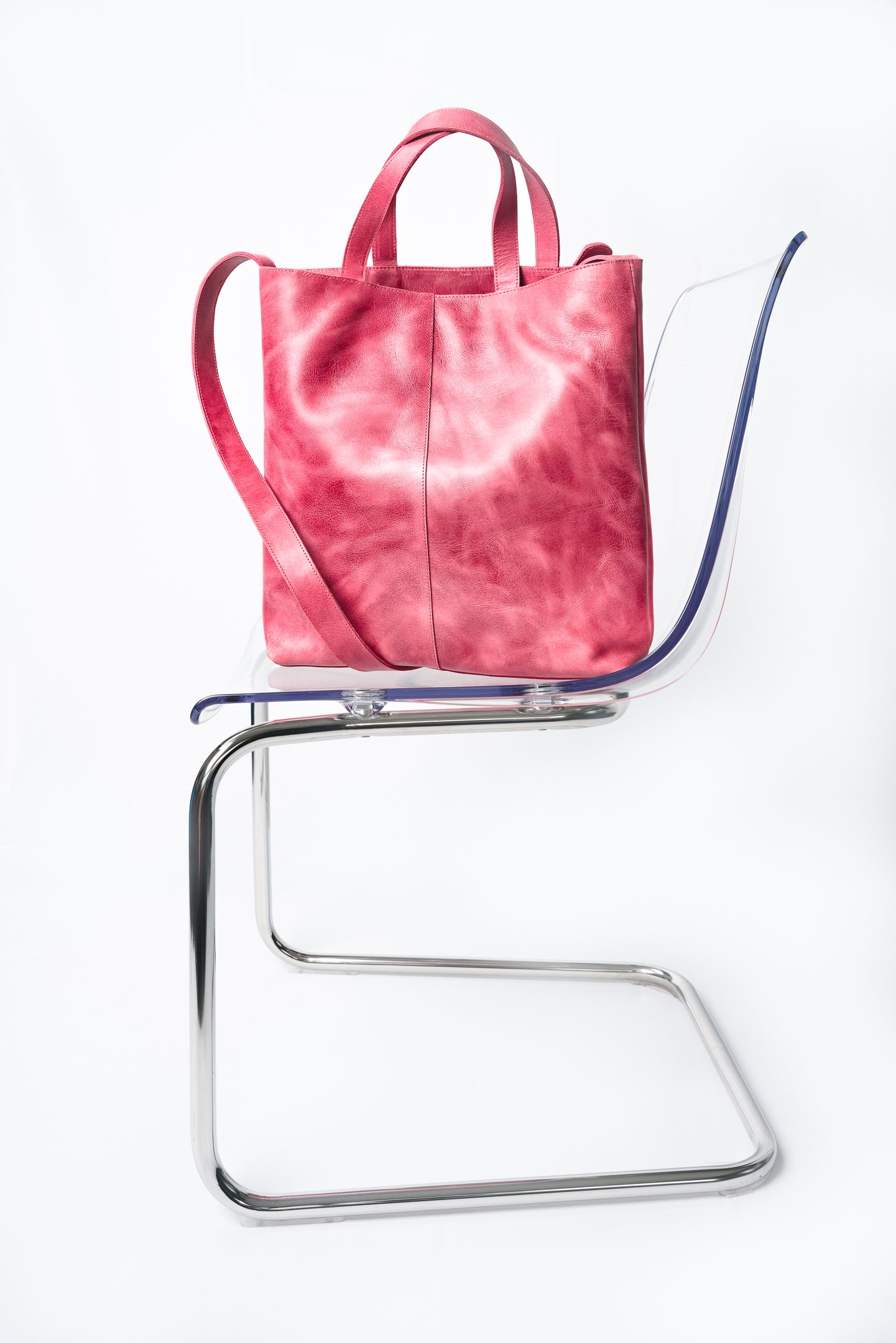 Smalls Red - Leather Shopper