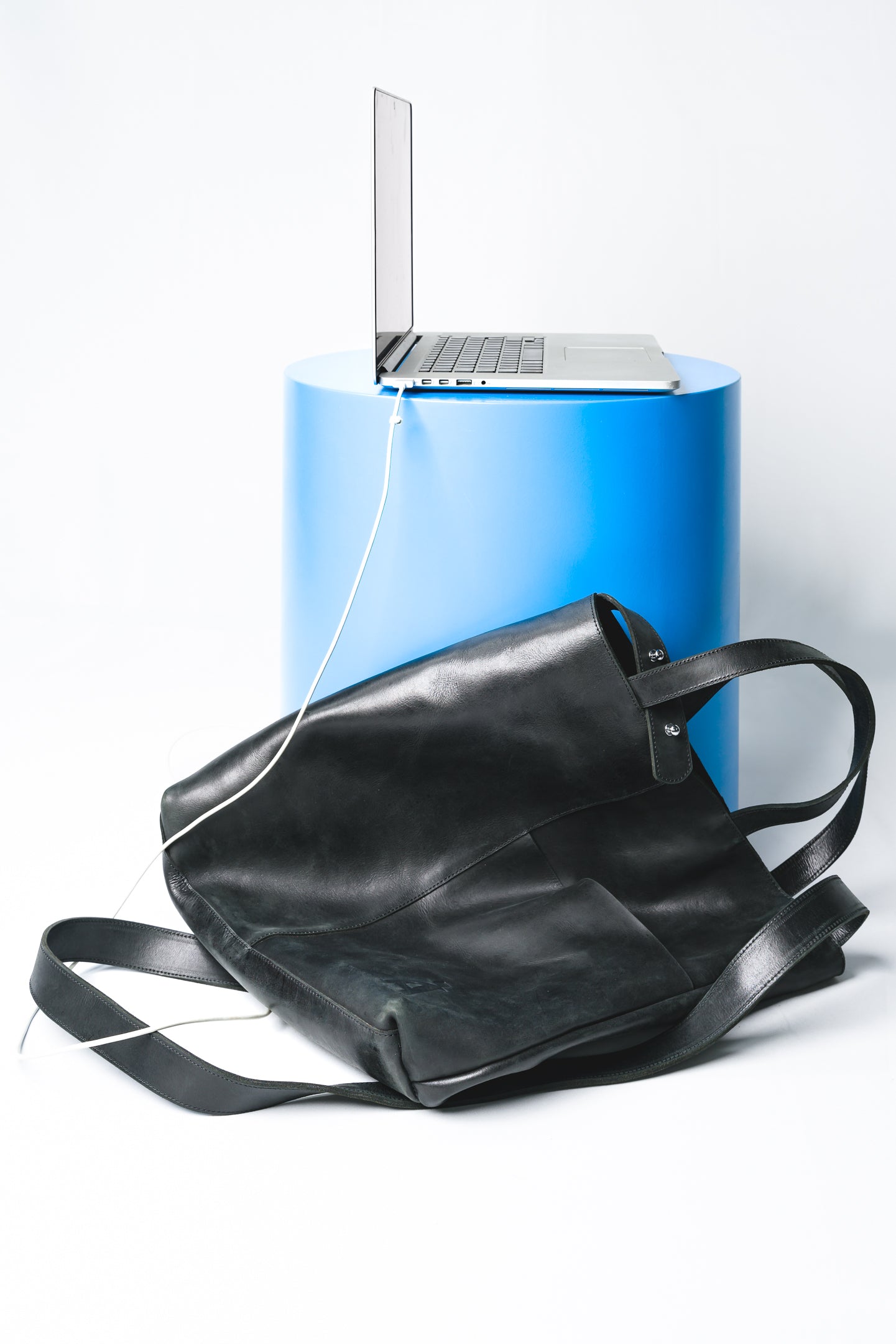 Smalls Black - Leather Shopper