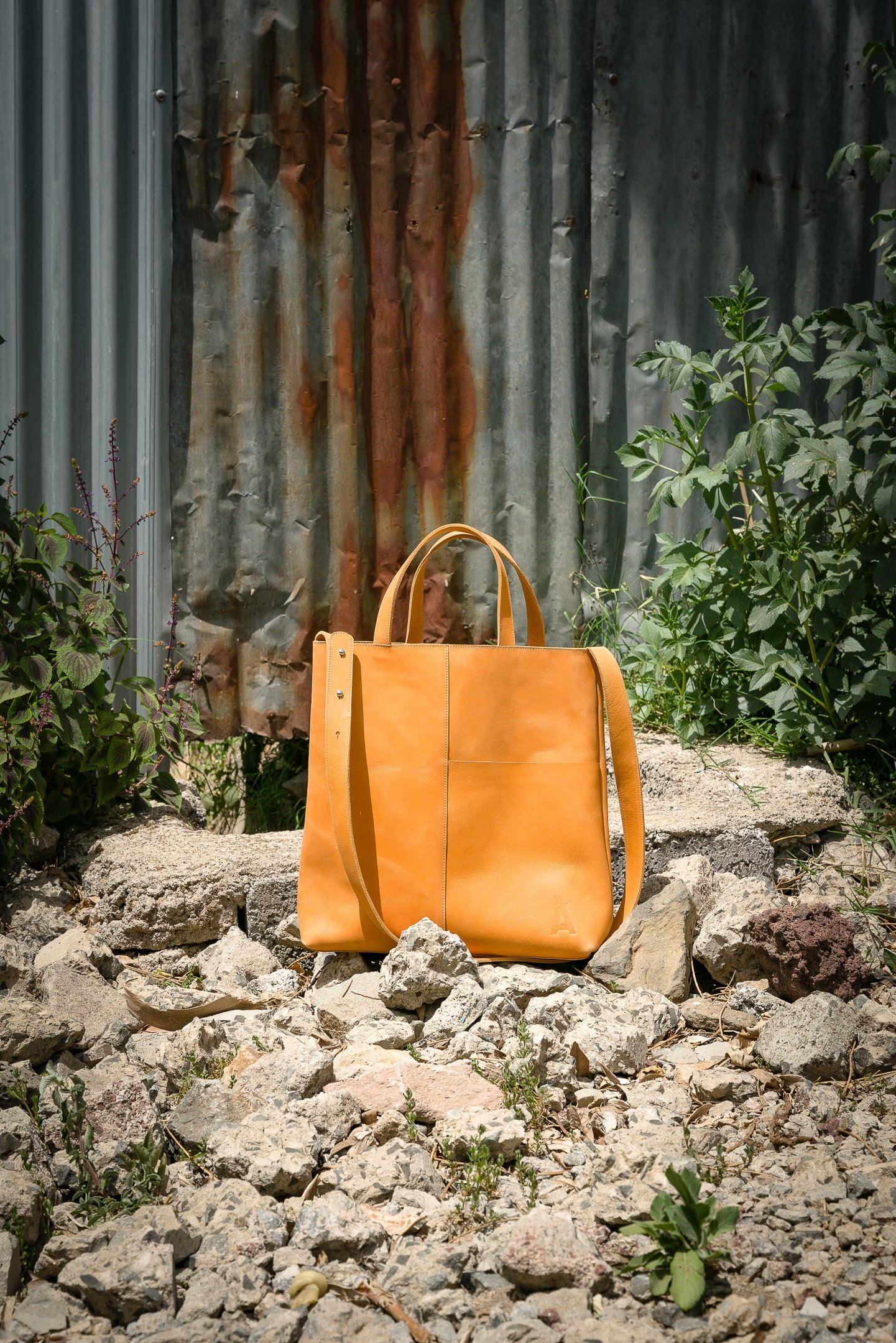 Smalls Tan - Ledertasche