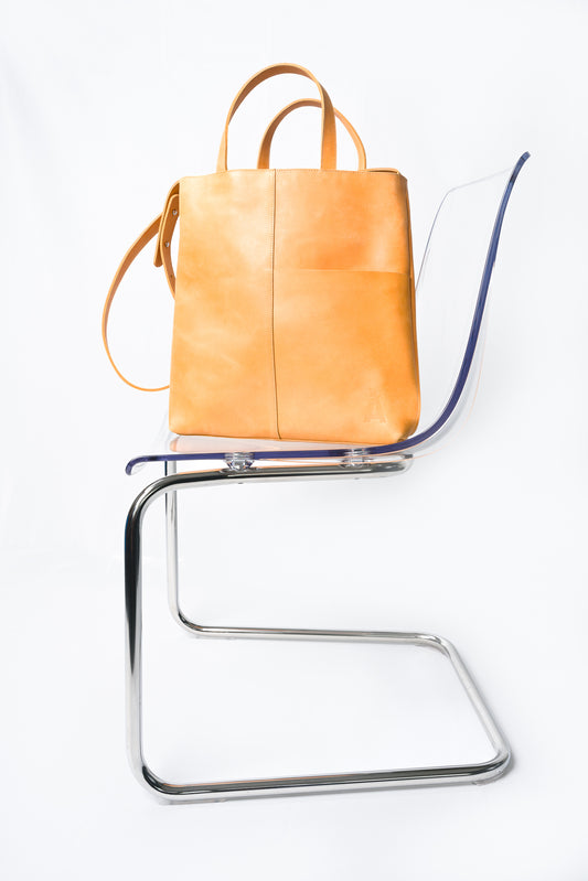 Smalls Tan - Leather Shopper